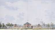 Menelaws Adam Design for a Farm in the Alexander Park at Tsarskoye Selo - Hermitage